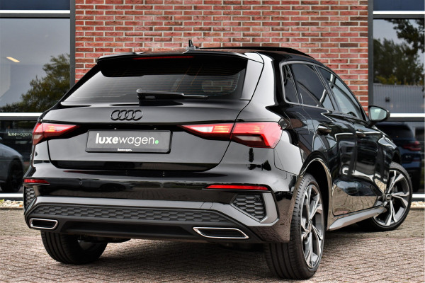 Audi A3 Sportback 40 TFSI e S-Line Pano ACC S-zetels 18inch Audi A3 Sportback 40 TFSI e S-Line Pano ACC S-zetels 18inch