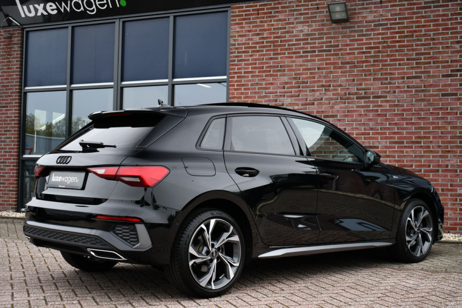 Audi A3 Sportback 40 TFSI e S-Line Pano ACC S-zetels 18inch Audi A3 Sportback 40 TFSI e S-Line Pano ACC S-zetels 18inch