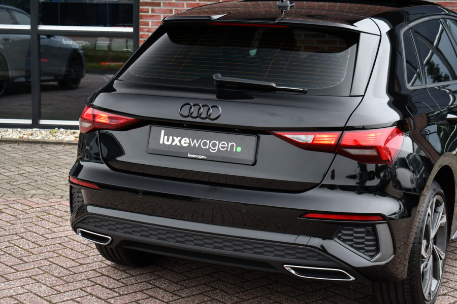 Audi A3 Sportback 40 TFSI e S-Line Pano ACC S-zetels 18inch Audi A3 Sportback 40 TFSI e S-Line Pano ACC S-zetels 18inch