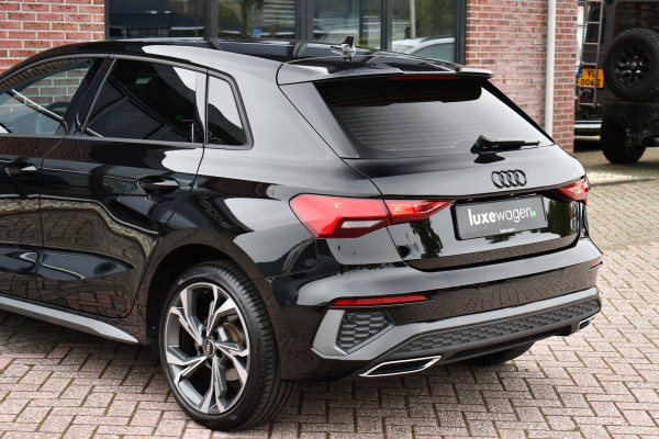Audi A3 Sportback 40 TFSI e S-Line Pano ACC S-zetels 18inch Audi A3 Sportback 40 TFSI e S-Line Pano ACC S-zetels 18inch