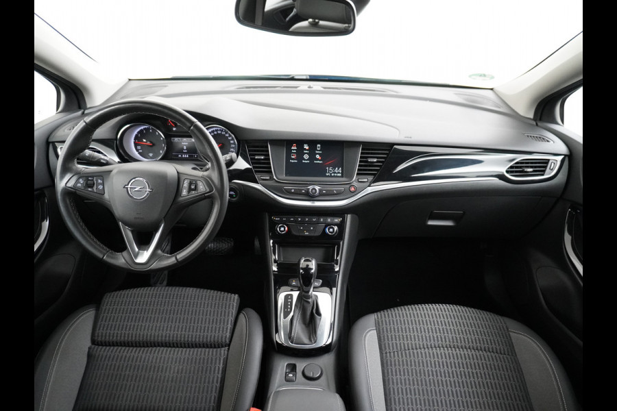 Opel Astra Sports Tourer 1.4T 145pk Navi Camera Lane-dep. Keyless 1/2Leer CruiseControl Led Bluetooth Pdc Apple/Android Aut.Verlichting Isofix Elek.Ramen Ecc Tel. Usb 16''LM Business Elegance