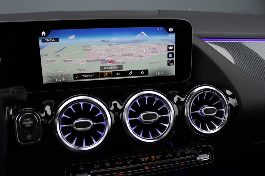 Mercedes-Benz B-Klasse 220 AMG Line Premium+ | Panoramadak | Augmented Reality | Advanced Sound System | Keyless Go | Cruise Control | Stoelverwarming | Dodehoekassistent | Nightpakket |