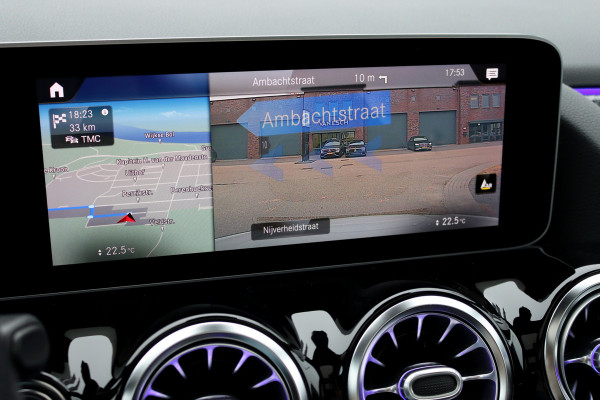 Mercedes-Benz B-Klasse 220 AMG Line Premium+ | Panoramadak | Augmented Reality | Advanced Sound System | Keyless Go | Cruise Control | Stoelverwarming | Dodehoekassistent | Nightpakket |