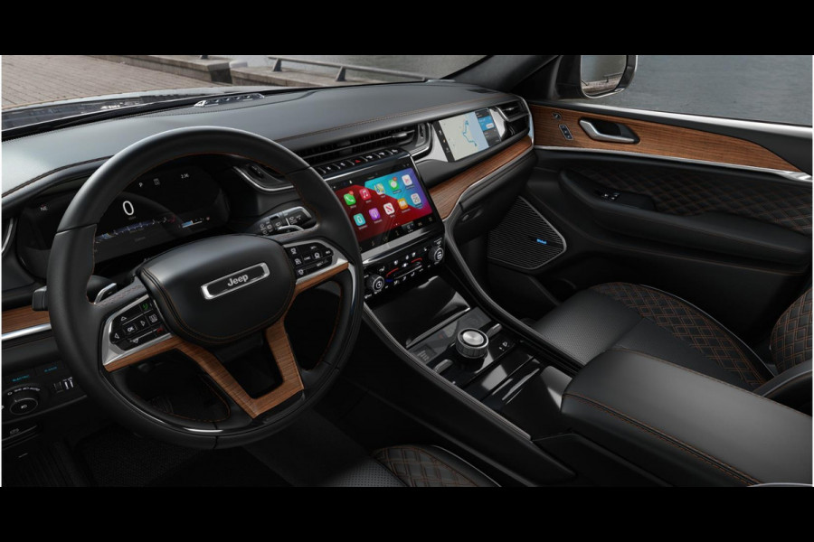 Jeep Grand Cherokee 380pk Aut. Summit Reserve 4xe | Premium Audio | Camera | Adapt. Cruise | Schuif/Kanteldak | Head Up | 21" | Winter Pack | Luxery Leather Seats | 2x 10,1" beeldschermen achterin Jeep Grand Cherokee 380pk Aut. Summit Reserve 4xe | Premium Audio | Camera | Adapt. Cruise | Schuif/Kanteldak | Head Up | 21" | Winter Pack | Luxery Leather Seats | 2x 10,1" beeldschermen achterin