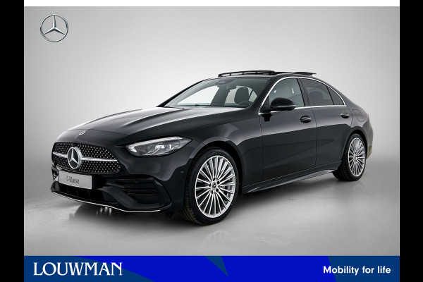 Mercedes-Benz C-Klasse 300 e Business Solution AMG | Multicontourstoelen voor | Burmester® 3D surround sound system | AIR BALANCE pakket | Winter pakket | Stoelventilatie/- verwarming voor | Walnotenhout |