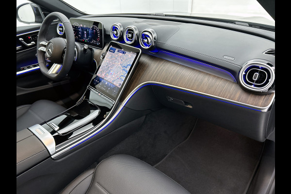 Mercedes-Benz C-Klasse 300 e Business Solution AMG | Multicontourstoelen voor | Burmester® 3D surround sound system | AIR BALANCE pakket | Winter pakket | Stoelventilatie/- verwarming voor | Walnotenhout |