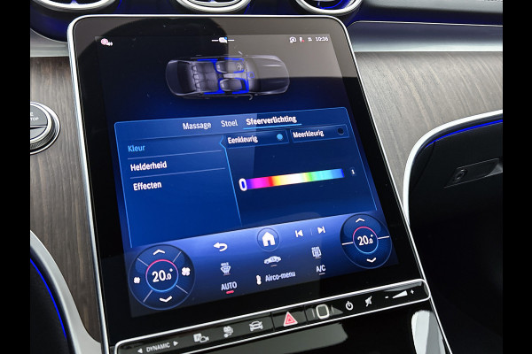 Mercedes-Benz C-Klasse 300 e Business Solution AMG | Multicontourstoelen voor | Burmester® 3D surround sound system | AIR BALANCE pakket | Winter pakket | Stoelventilatie/- verwarming voor | Walnotenhout |