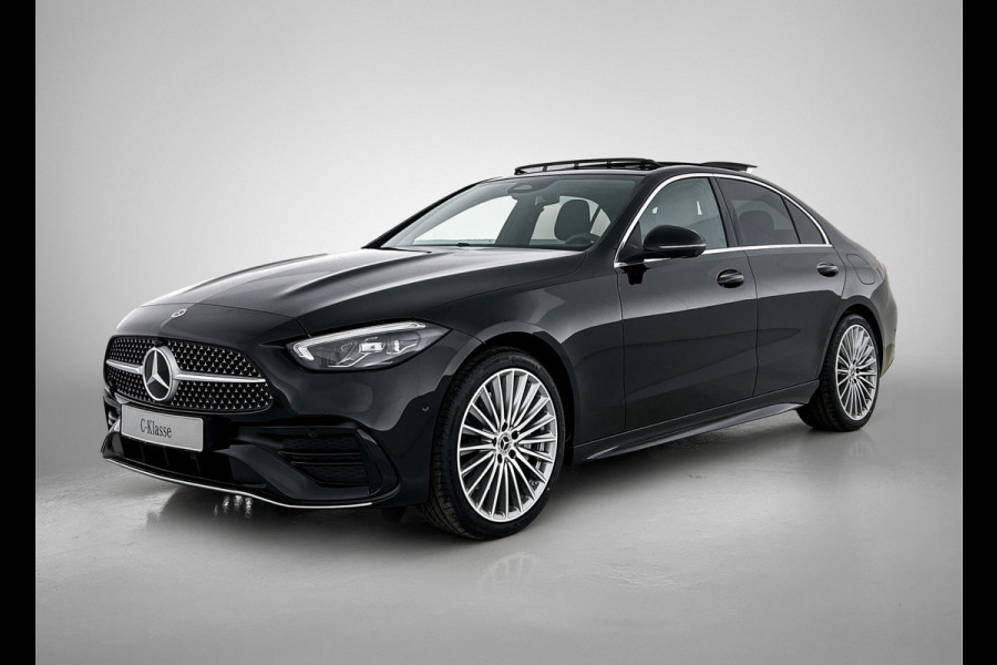 Mercedes-Benz C-Klasse 300 e Business Solution AMG | Multicontourstoelen voor | Burmester® 3D surround sound system | AIR BALANCE pakket | Winter pakket | Stoelventilatie/- verwarming voor | Walnotenhout |