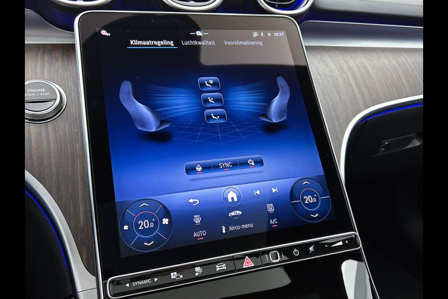 Mercedes-Benz C-Klasse 300 e Business Solution AMG | Multicontourstoelen voor | Burmester® 3D surround sound system | AIR BALANCE pakket | Winter pakket | Stoelventilatie/- verwarming voor | Walnotenhout |