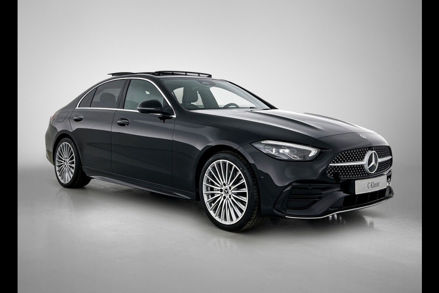 Mercedes-Benz C-Klasse 300 e Business Solution AMG | Multicontourstoelen voor | Burmester® 3D surround sound system | AIR BALANCE pakket | Winter pakket | Stoelventilatie/- verwarming voor | Walnotenhout |