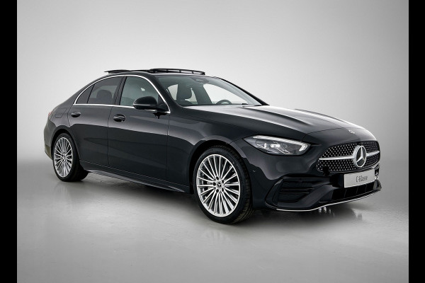 Mercedes-Benz C-Klasse 300 e Business Solution AMG | Multicontourstoelen voor | Burmester® 3D surround sound system | AIR BALANCE pakket | Winter pakket | Stoelventilatie/- verwarming voor | Walnotenhout |