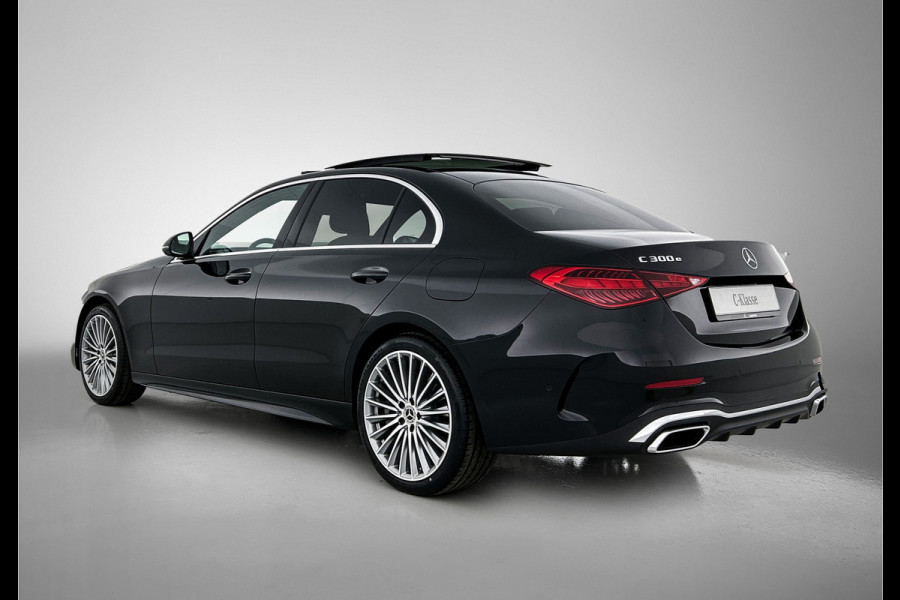 Mercedes-Benz C-Klasse 300 e Business Solution AMG | Multicontourstoelen voor | Burmester® 3D surround sound system | AIR BALANCE pakket | Winter pakket | Stoelventilatie/- verwarming voor | Walnotenhout |