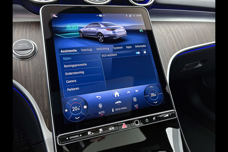 Mercedes-Benz C-Klasse 300 e Business Solution AMG | Multicontourstoelen voor | Burmester® 3D surround sound system | AIR BALANCE pakket | Winter pakket | Stoelventilatie/- verwarming voor | Walnotenhout |