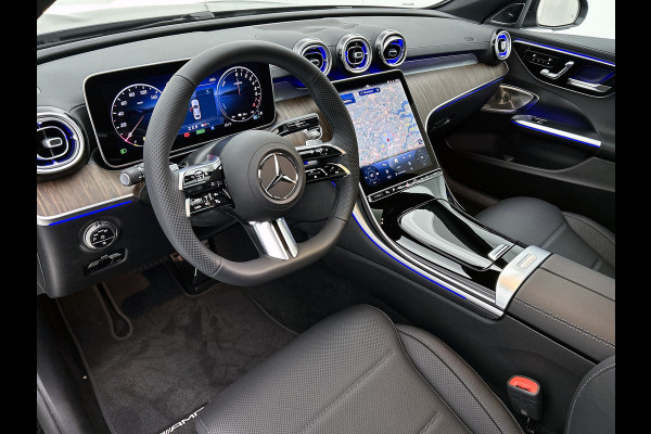 Mercedes-Benz C-Klasse 300 e Business Solution AMG | Multicontourstoelen voor | Burmester® 3D surround sound system | AIR BALANCE pakket | Winter pakket | Stoelventilatie/- verwarming voor | Walnotenhout |
