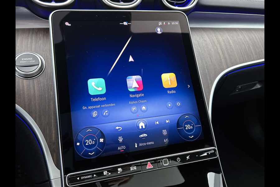 Mercedes-Benz C-Klasse 300 e Business Solution AMG | Multicontourstoelen voor | Burmester® 3D surround sound system | AIR BALANCE pakket | Winter pakket | Stoelventilatie/- verwarming voor | Walnotenhout |