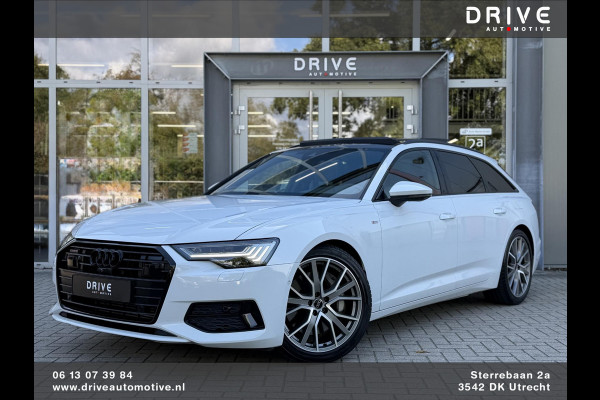 Audi A6 Avant 50 TFSI e quattro 299PK S edition |Pano|B&O|ACC|360Cam|Leer|HD Matrix|Sfeer|20"|Trekhaak|S-Line|Zwart-optiek