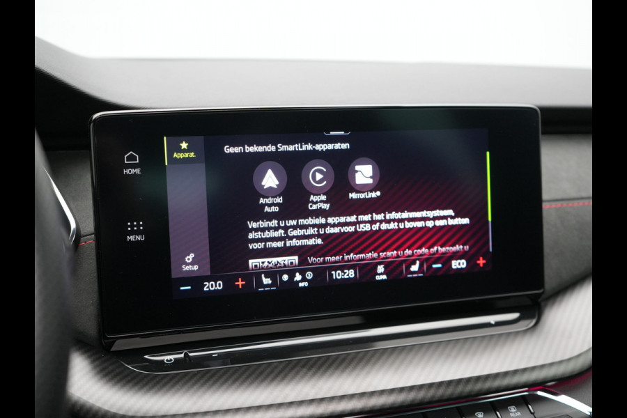 Škoda Octavia 1.4 TSI RS iV Plug In Hybrid 245pk Dealer O.H. PHEV | Panodak | Head Up | Adaptive Cruise | Apple Carplay | Canton Audio | Crystal LED | RS Sportstoelen Verwarmd | Keyless | Front & Lane Assist | Sportstuur Verwarmd | Navigatie | DAB |