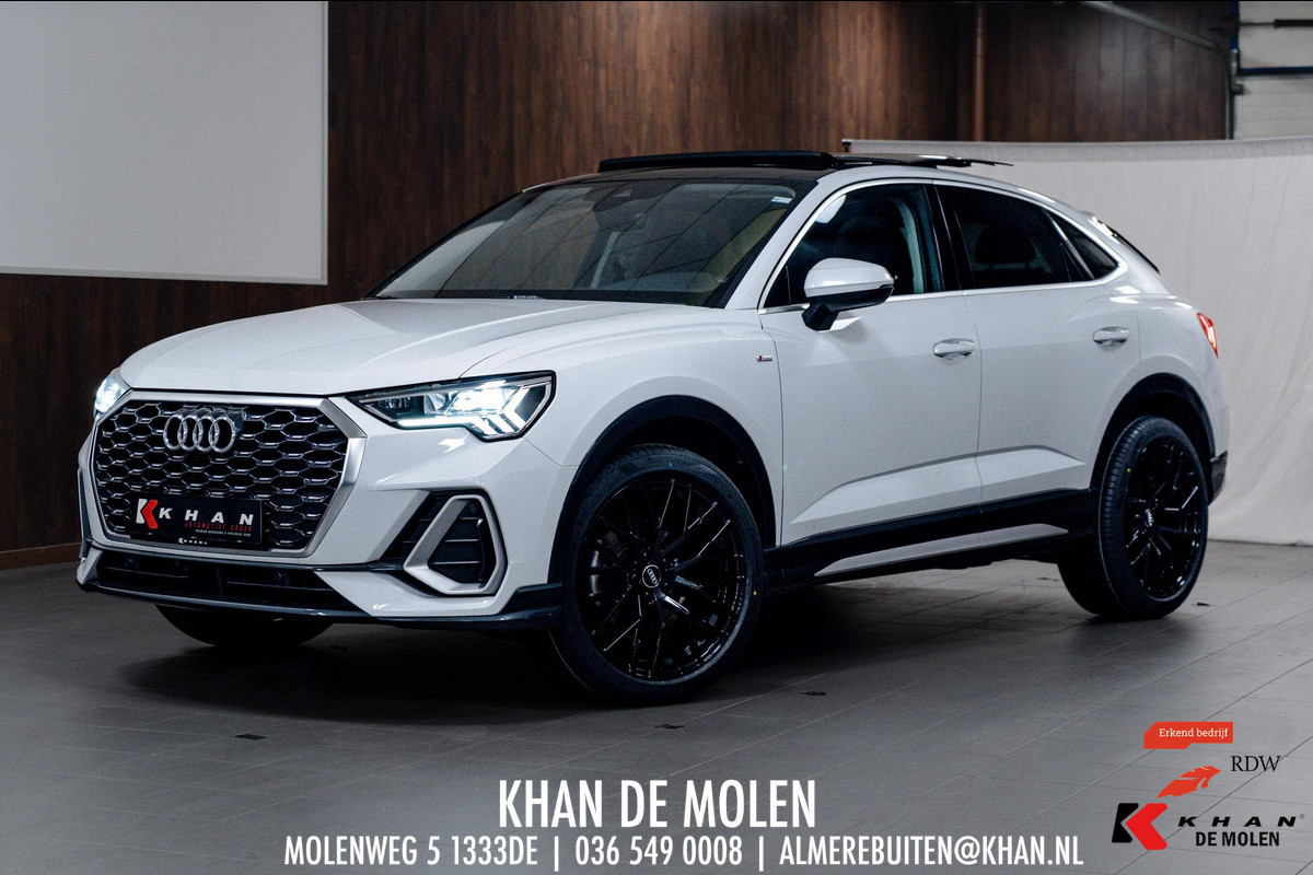 Audi Q3 Sportback 35 TFSI S Competition PANO|LEER|ELEKTR.ACHTr Audi Q3 Sportback 35 TFSI S Competition PANO|LEER|ELEKTR.ACHTr