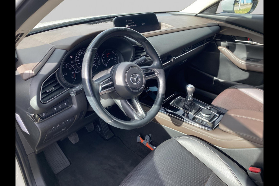 Mazda CX-30 2.0 e-SkyActiv-X M Hybrid Luxury | Trekhaak | Lederen bekleding