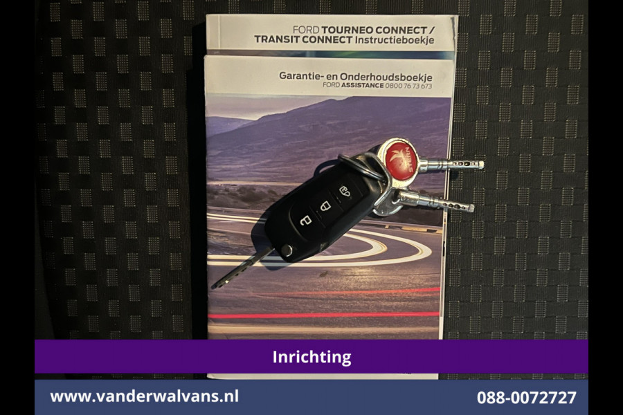 Ford Transit Connect 1.5 EcoBlue 100pk L1H1 Inrichting Euro6 Airco | Imperiaal | Trekhaak | Cruisecontrol | Verwarmde voorruit Zijdeur