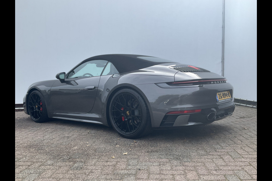 Porsche 911 Cabrio 3.0 Carrera 4 S Sportchrono+ 14-weg orig.NL Agaatgrijs perfecte configuratie