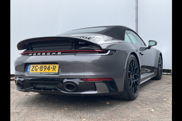 Porsche 911 Cabrio 3.0 Carrera 4 S Sportchrono+ 14-weg orig.NL Agaatgrijs perfecte configuratie