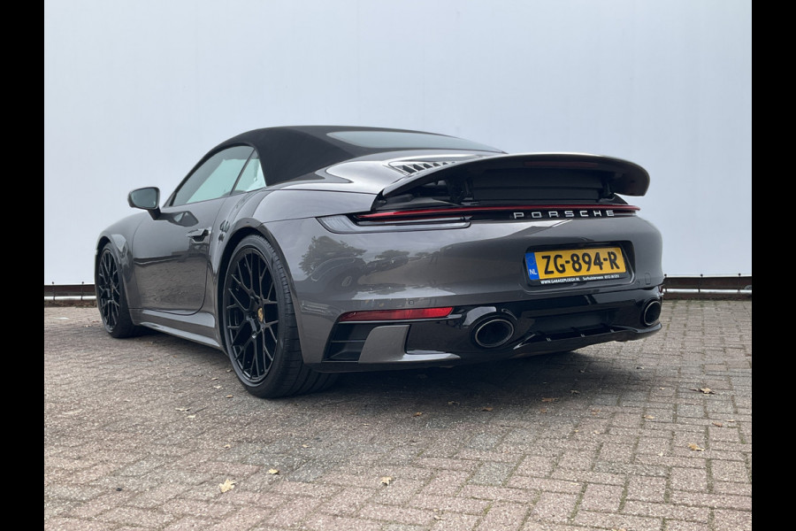 Porsche 911 Cabrio 3.0 Carrera 4 S Sportchrono+ 14-weg orig.NL Agaatgrijs perfecte configuratie