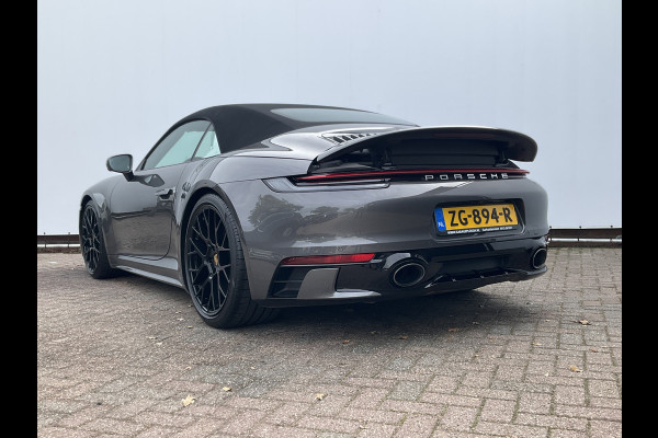 Porsche 911 Cabrio 3.0 Carrera 4 S Sportchrono+ 14-weg orig.NL Agaatgrijs perfecte configuratie