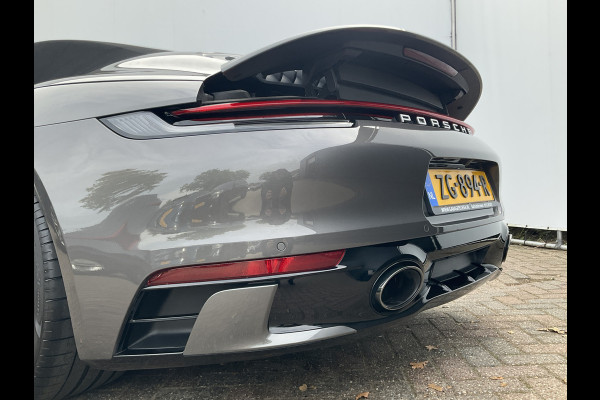 Porsche 911 Cabrio 3.0 Carrera 4 S Sportchrono+ 14-weg orig.NL Agaatgrijs perfecte configuratie