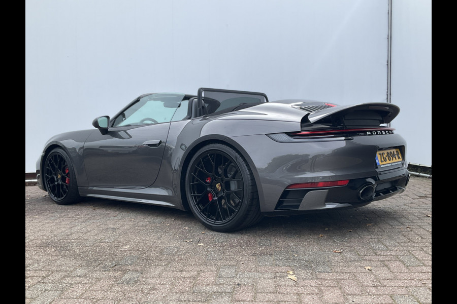 Porsche 911 Cabrio 3.0 Carrera 4 S Sportchrono+ 14-weg orig.NL Agaatgrijs perfecte configuratie
