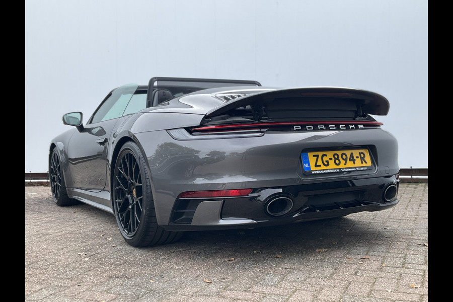 Porsche 911 Cabrio 3.0 Carrera 4 S Sportchrono+ 14-weg orig.NL Agaatgrijs perfecte configuratie