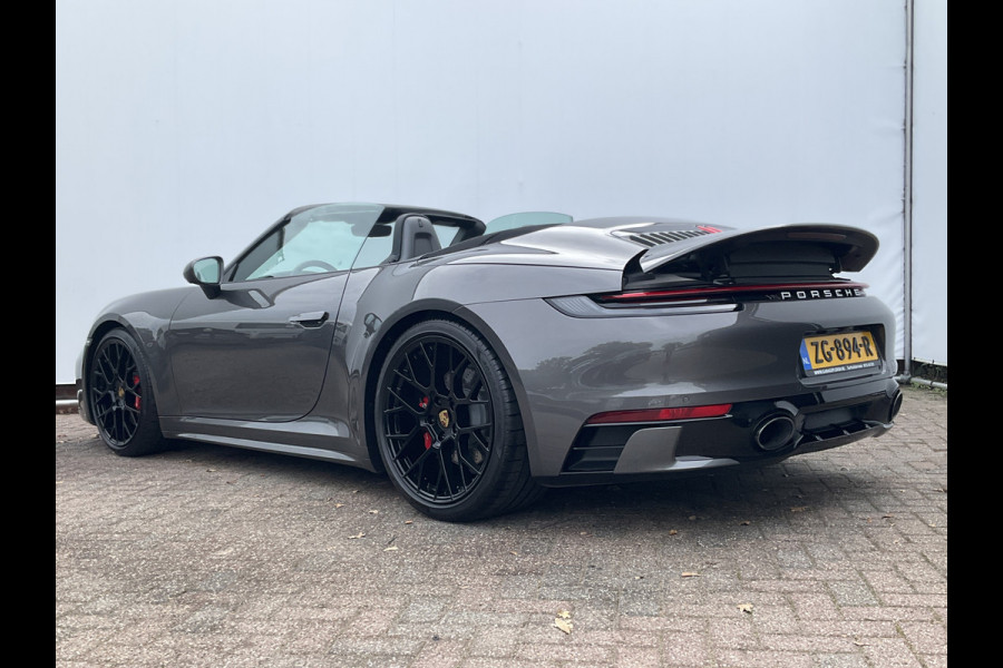 Porsche 911 Cabrio 3.0 Carrera 4 S Sportchrono+ 14-weg orig.NL Agaatgrijs perfecte configuratie