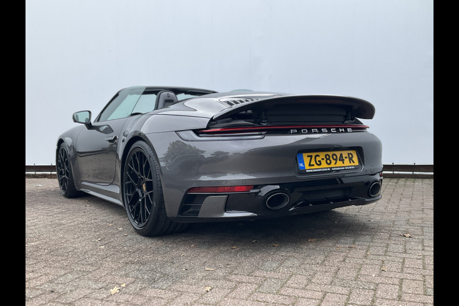 Porsche 911 Cabrio 3.0 Carrera 4 S Sportchrono+ 14-weg orig.NL Agaatgrijs perfecte configuratie
