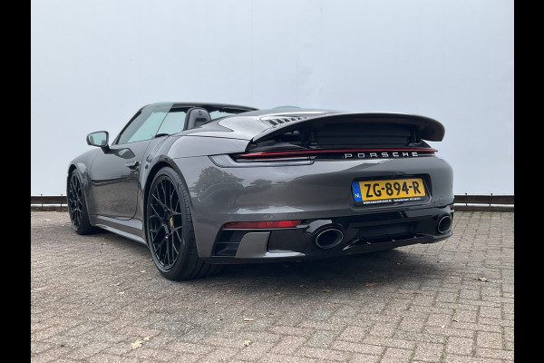 Porsche 911 Cabrio 3.0 Carrera 4 S Sportchrono+ 14-weg orig.NL Agaatgrijs perfecte configuratie