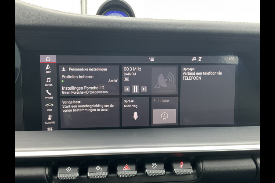 Porsche 911 Cabrio 3.0 Carrera 4 S Sportchrono+ 14-weg orig.NL Agaatgrijs perfecte configuratie