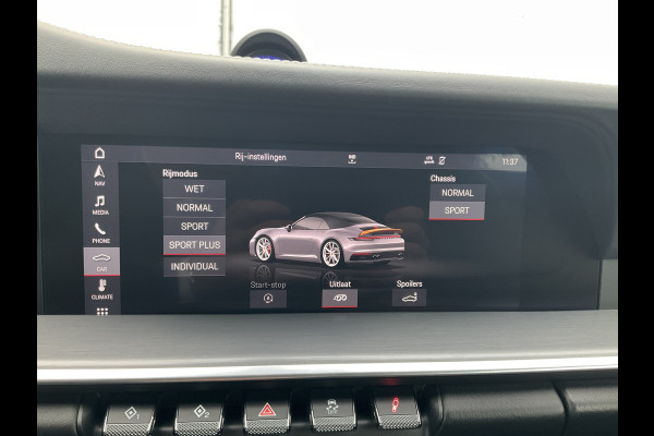 Porsche 911 Cabrio 3.0 Carrera 4 S Sportchrono+ 14-weg orig.NL Agaatgrijs perfecte configuratie
