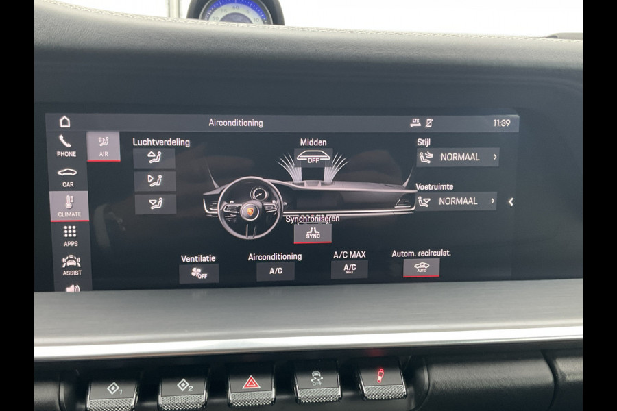 Porsche 911 Cabrio 3.0 Carrera 4 S Sportchrono+ 14-weg orig.NL Agaatgrijs perfecte configuratie