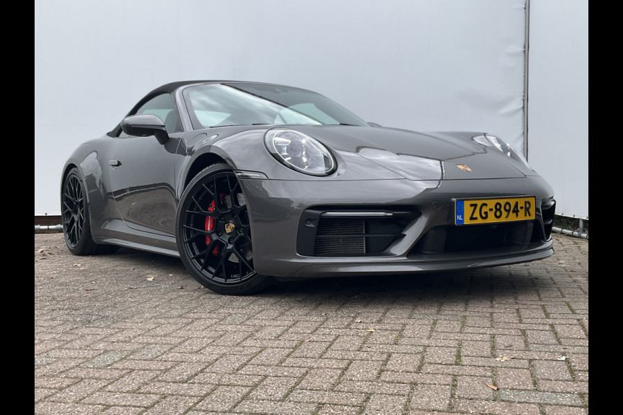 Porsche 911 Cabrio 3.0 Carrera 4 S Sportchrono+ 14-weg orig.NL Agaatgrijs perfecte configuratie