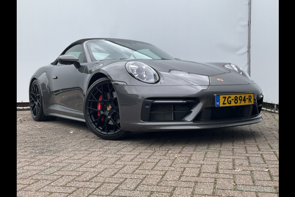 Porsche 911 Cabrio 3.0 Carrera 4 S Sportchrono+ 14-weg orig.NL Agaatgrijs perfecte configuratie