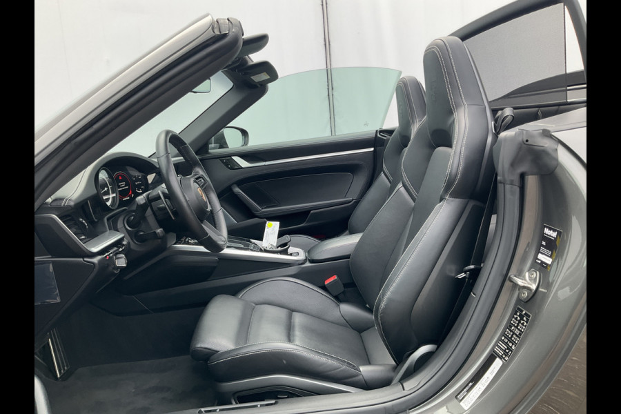 Porsche 911 Cabrio 3.0 Carrera 4 S Sportchrono+ 14-weg orig.NL Agaatgrijs perfecte configuratie
