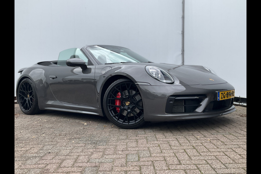 Porsche 911 Cabrio 3.0 Carrera 4 S Sportchrono+ 14-weg orig.NL Agaatgrijs perfecte configuratie
