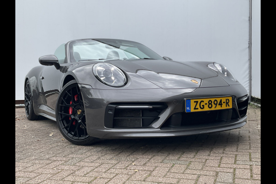Porsche 911 Cabrio 3.0 Carrera 4 S Sportchrono+ 14-weg orig.NL Agaatgrijs perfecte configuratie