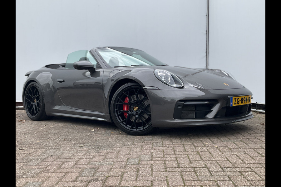 Porsche 911 Cabrio 3.0 Carrera 4 S Sportchrono+ 14-weg orig.NL Agaatgrijs perfecte configuratie
