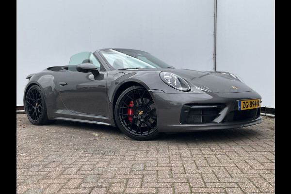 Porsche 911 Cabrio 3.0 Carrera 4 S Sportchrono+ 14-weg orig.NL Agaatgrijs perfecte configuratie