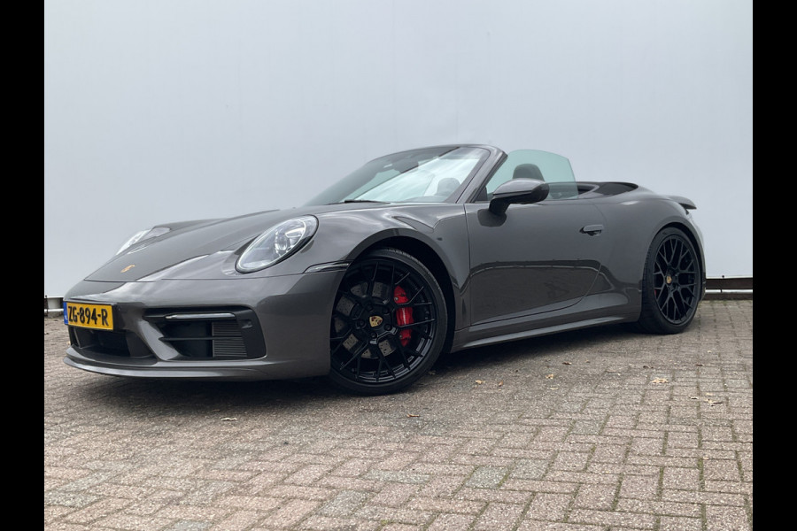 Porsche 911 Cabrio 3.0 Carrera 4 S Sportchrono+ 14-weg orig.NL Agaatgrijs perfecte configuratie