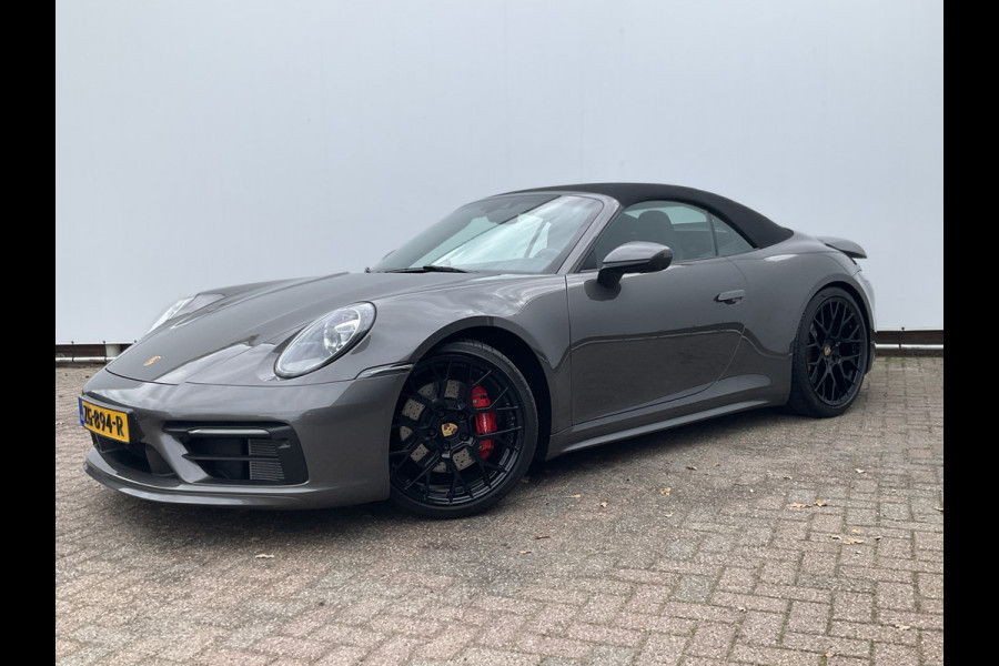 Porsche 911 Cabrio 3.0 Carrera 4 S Sportchrono+ 14-weg orig.NL Agaatgrijs perfecte configuratie