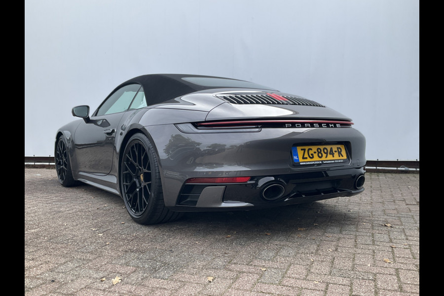 Porsche 911 Cabrio 3.0 Carrera 4 S Sportchrono+ 14-weg orig.NL Agaatgrijs perfecte configuratie