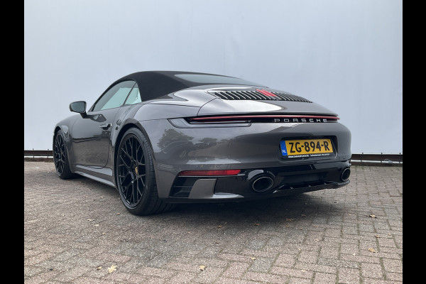 Porsche 911 Cabrio 3.0 Carrera 4 S Sportchrono+ 14-weg orig.NL Agaatgrijs perfecte configuratie