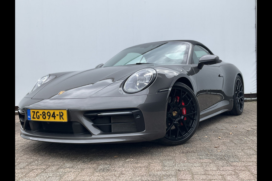 Porsche 911 Cabrio 3.0 Carrera 4 S Sportchrono+ 14-weg orig.NL Agaatgrijs perfecte configuratie