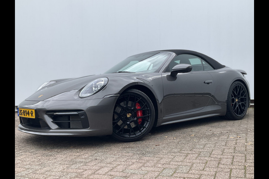Porsche 911 Cabrio 3.0 Carrera 4 S Sportchrono+ 14-weg orig.NL Agaatgrijs perfecte configuratie